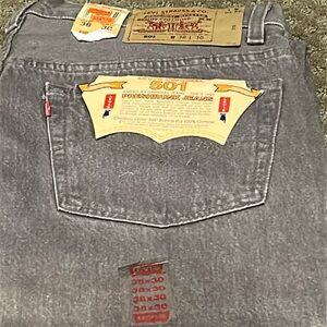 NWT Rare Vintage Levi’s 501 Button Fly Jeans (1994) 38X30 Made In USA